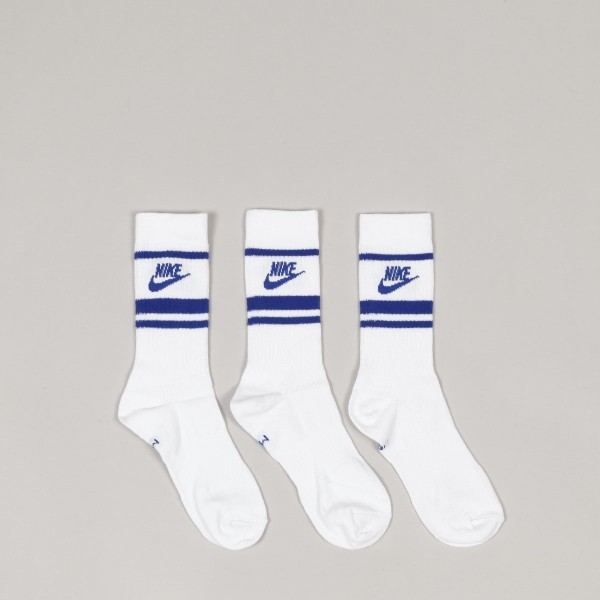 Nike SB Everyday Essential 3Pack Socks White Blue Skateboarding Nike SB Adidas Vans Online Shop POPNAME.cz